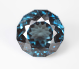 Синий London топаз авторской огранки 5,12 карата