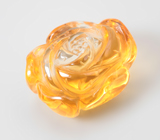 Насыщенный крупный резной цитрин 21,38 карата