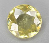 Зеленовато-желтый сфен высокой дисперсии 1,12 карата