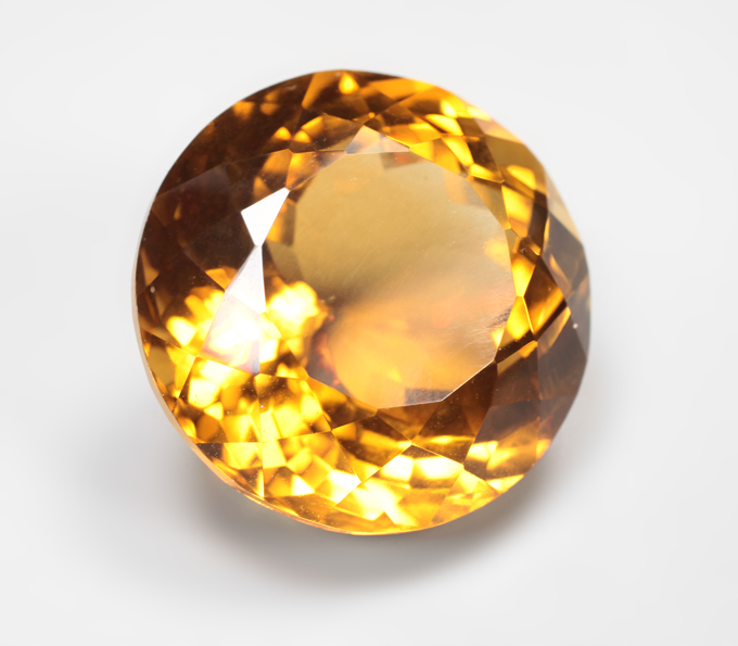 Чистейший насыщенный крупный цитрин 31,13 карата