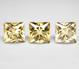 Набор чистейших цитринов португальской огранки 33 карата