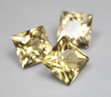 Набор чистейших цитринов португальской огранки 33 карата