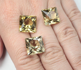 Набор чистейших цитринов португальской огранки 33 карата