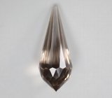 Бриолет чистейшего дымчатого кварца португальской огранки 7,9 карата