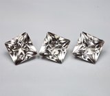 Набор чистейшего дымчатого кварца португальской огранки 31,4 карата