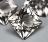 Набор чистейшего дымчатого кварца португальской огранки 31,4 карата