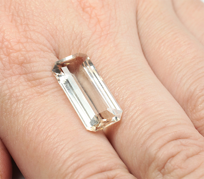 Гелиодор высокой чистоты 7,81 карата