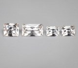 Топовая огранка! Редкий набор из 4 «винных» топазов 5,87 карата