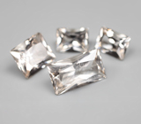 Топовая огранка! Редкий набор из 4 «винных» топазов 5,87 карата