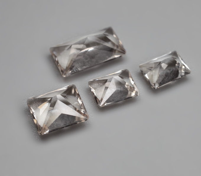 Топовая огранка! Редкий набор из 4 «винных» топазов 5,87 карата