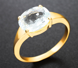 Кольцо с редким голубым турмалином 2,18 карата