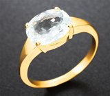 Кольцо с редким голубым турмалином 2,18 карата