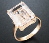 Кольцо с морганитом 14,31 карата Золото