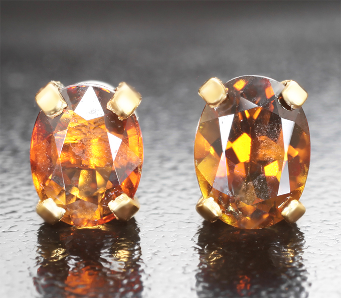 Пусеты с турмалинами 1,56 карата