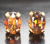 Пусеты с турмалинами 1,56 карата