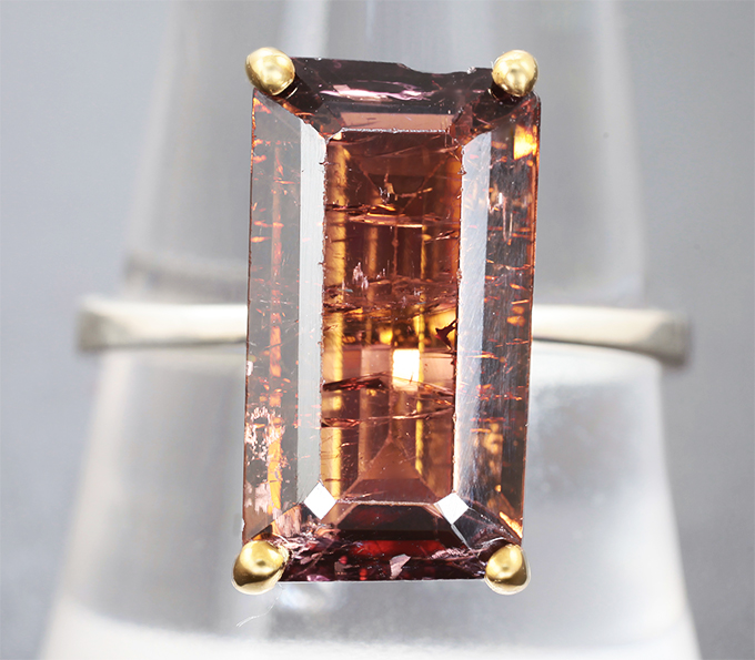 Кольцо с турмалином 5,16 карата