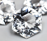 Топовая огранка! Крупный набор чистейшего бесцветного кварца 61,7 карата