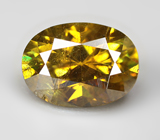 Зеленовато-желтый сфалерит 0,89 карата