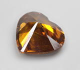 Оранжевато-желтый сфалерит редкой огранки 1,47 карата