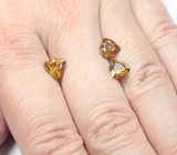 Набор из 3 зеленовато-желтых сфалеритов 4,06 карата