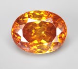 Ярко-желтый сфалерит высокой дисперсии 4,28 карата