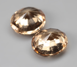 Пара гессонитов гранатов 3,55 карата