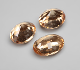 Крупный набор из 3 гессонитов 5,89 карата