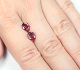 Пара рубеллитов 2,32 карата