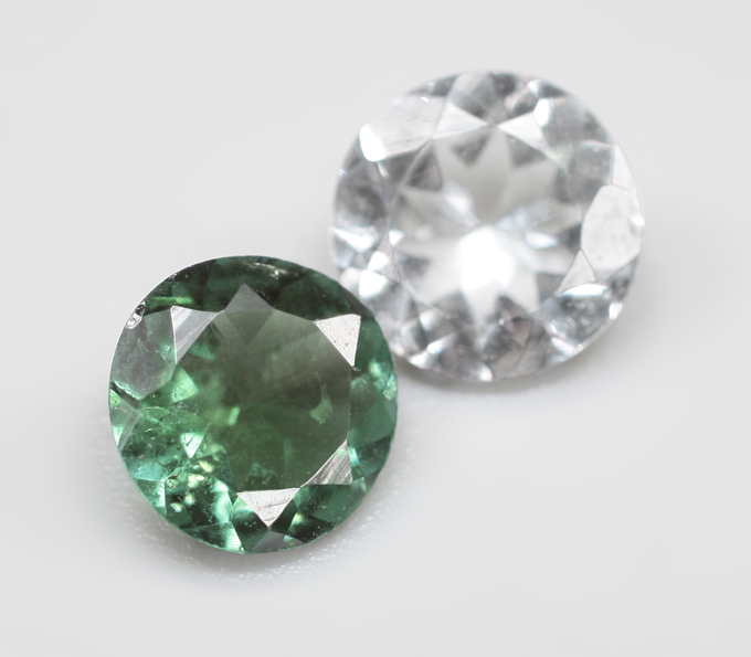 Пара турмалинов 1,29 карата