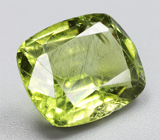 Перидот с включением рутила 5,11 карата