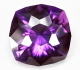 Чистейший крупный уругвайский аметист авторской огранки 25,36 карата