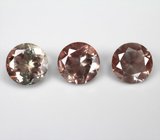 Набор из 3 орегонских солнечных камней 2,58 карата