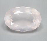 Крупный розовый кварц эффектной огранки 24,69 карата