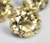Набор из 3 цитринов португальской огранки 9,8 карата