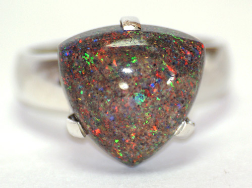 Серебро 925 Кольцо с великолепным опалом