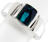 Кольцо с параиба индиголитом турмалином