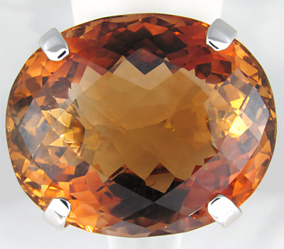 Серебро 925 Кольцо с превосходным империал топазом