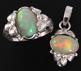 Комплект с превосходными эфиопскими опалами