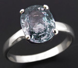 Кольцо со светло-голубым сапфиром Серебро 925