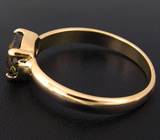 Кольцо с демантоидом гранатом Золото