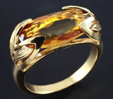 Кольцо с эльбаит турмалином Золото