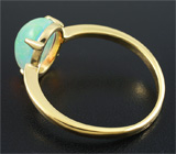Кольцо с эфиопским кристаллическим опалом Золото