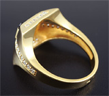 Кольцо с турмалином и бриллиантами Золото