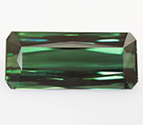 Перстень с эльбаитом, сине-зеленым турмалином и цаворитами гранатами Золото