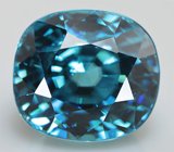 Крупный синий циркон 5,39 карат