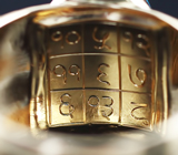 Золотое кольцо с иранской бирюзой Золото