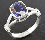 Кольцо c крупной фиолетовой шпинелью Серебро 925