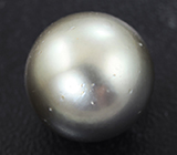 Кольцо c крупной морской жемчужиной 19,03 карата и бесцветными топазами Серебро 925