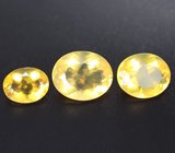 Набор из 3 ограненных бразильских опалов 6,63 карата