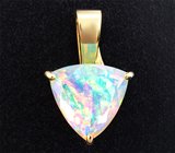 Кулон с ограненным эфиопским опалом 4,99 карата